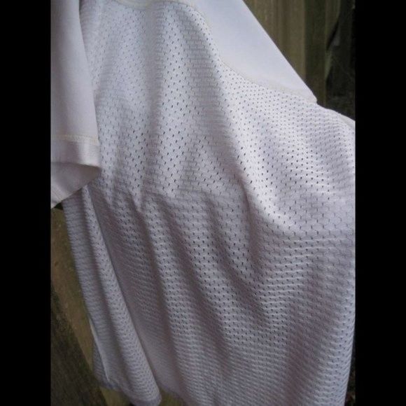 Varsity Spirit Fashions M Seabrook 08 White & Maroon Team Jersey Shirt Polyester - Picture 7 of 7